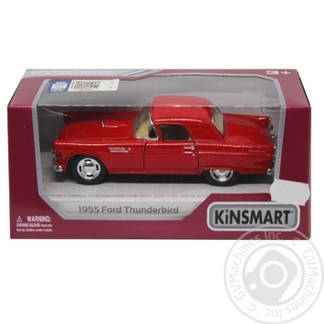 Kinsmart Toy car inertial Ford Thunderbird 1955 metal