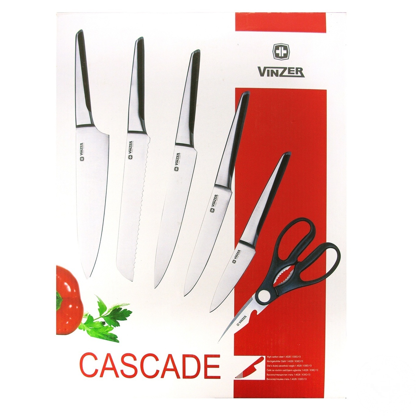 

Набор ножей Vinzer 7пр. 89133