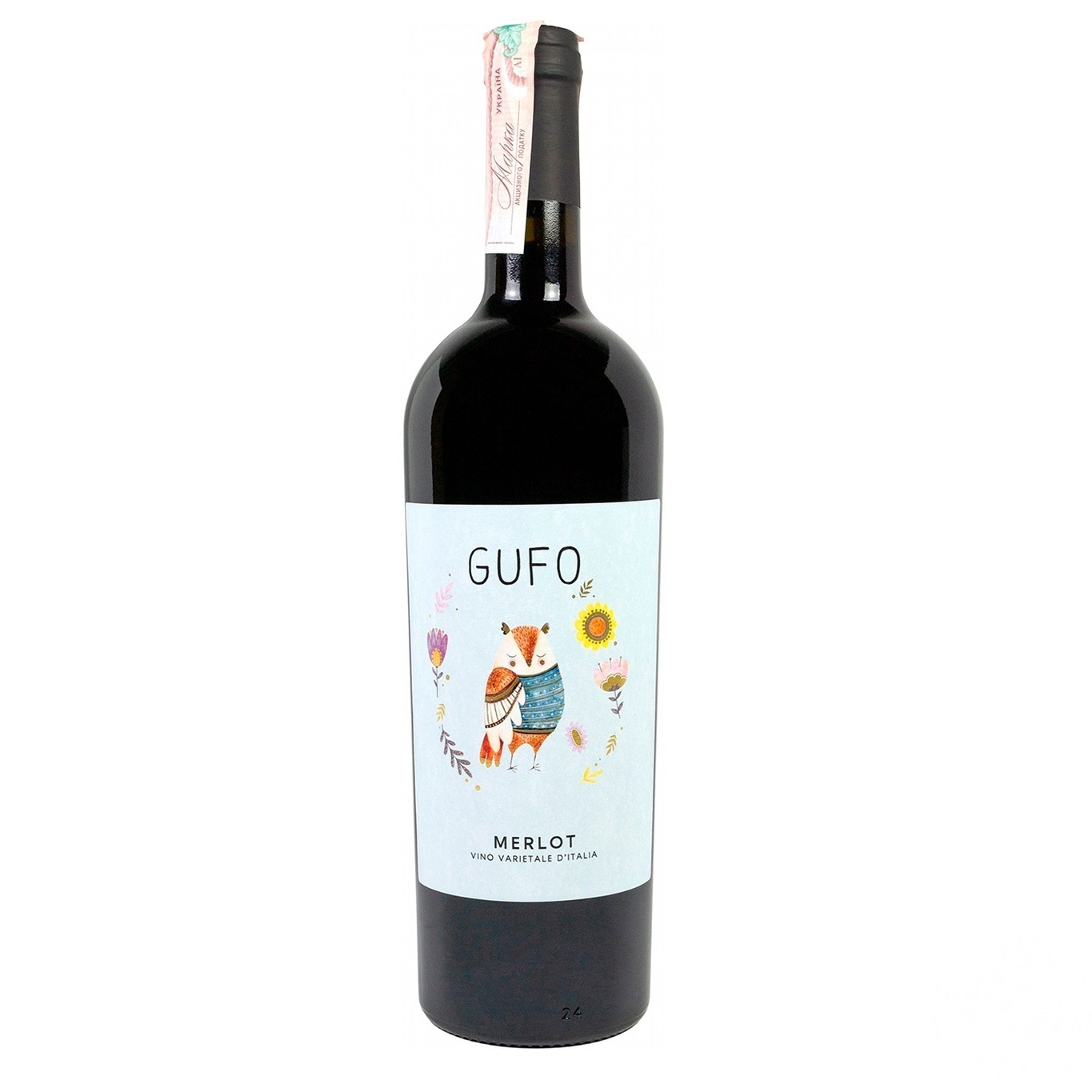 

Вино Gufo Merlot красное сухое 13% 0,75л