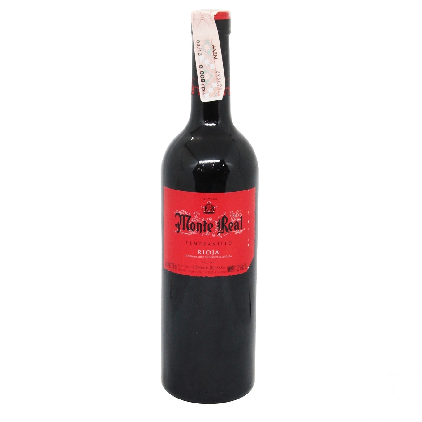 

Вино Monte Real Tempranillo красное сухое 14% 0,75л