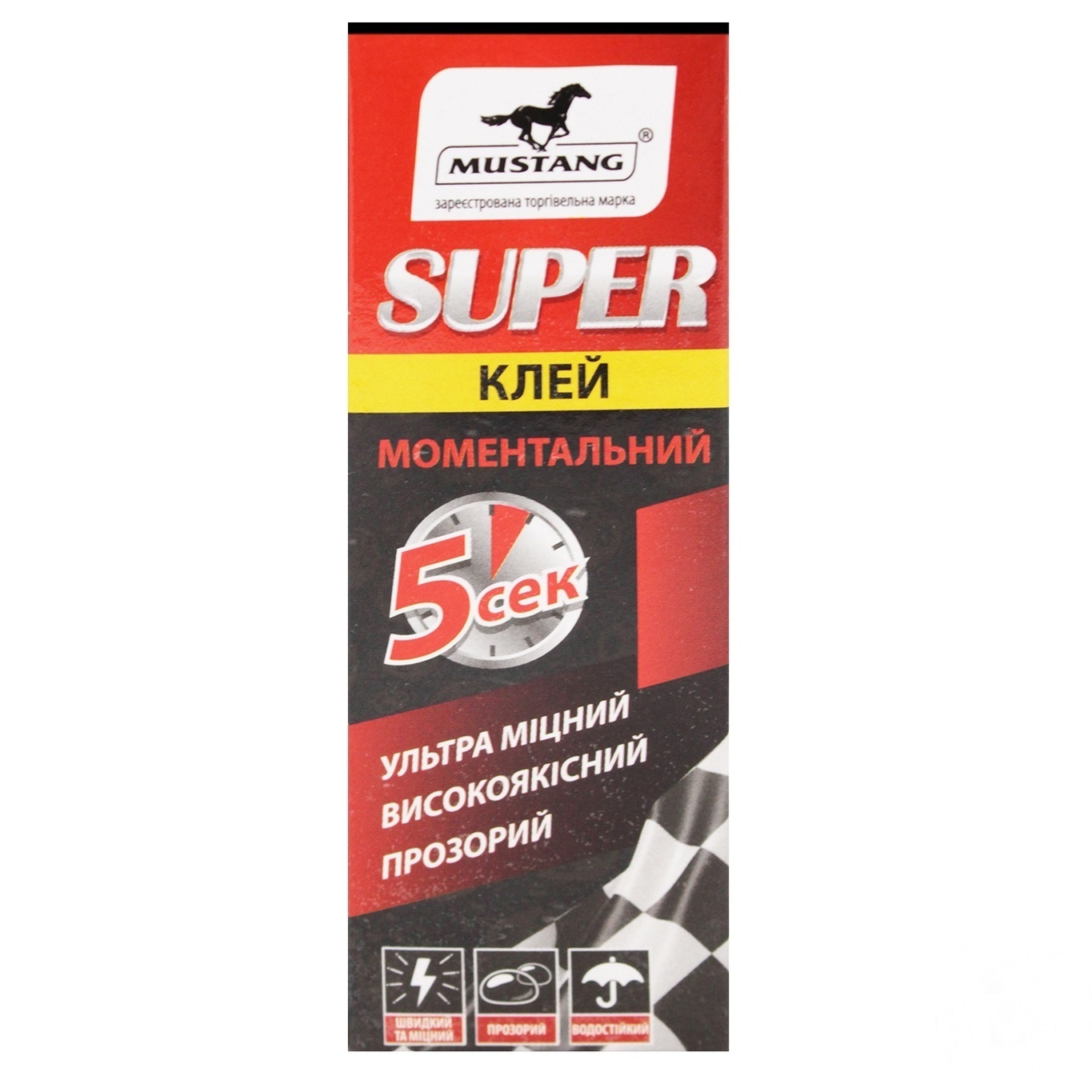 

Клей Mustang моментальный