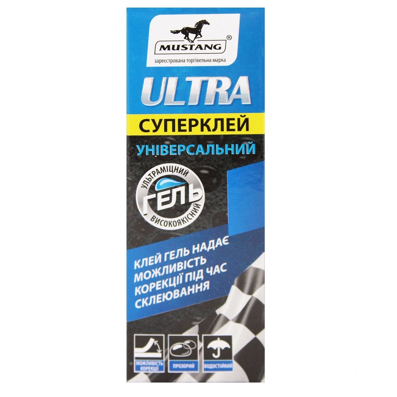 

Супер клей Mustang универсальный