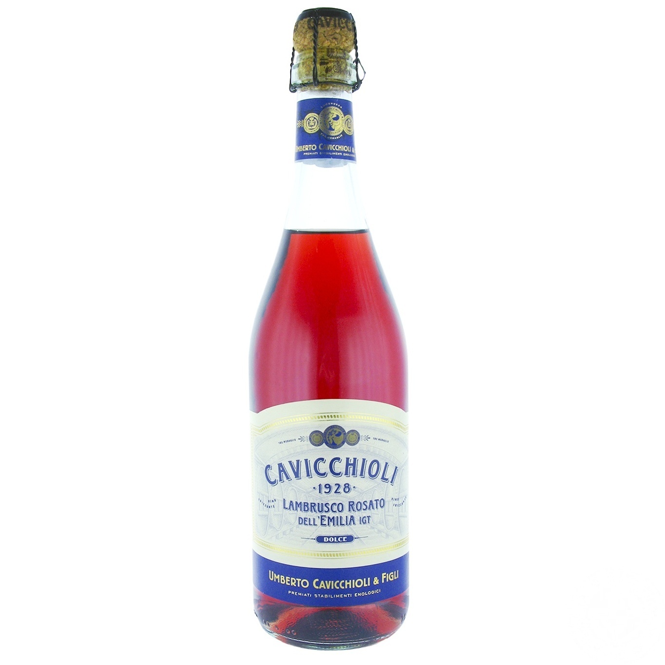 

Вино игристое Cavicchioli Lambrusco Rosato Dolce розовое полусладкое 7,5% 0,75л
