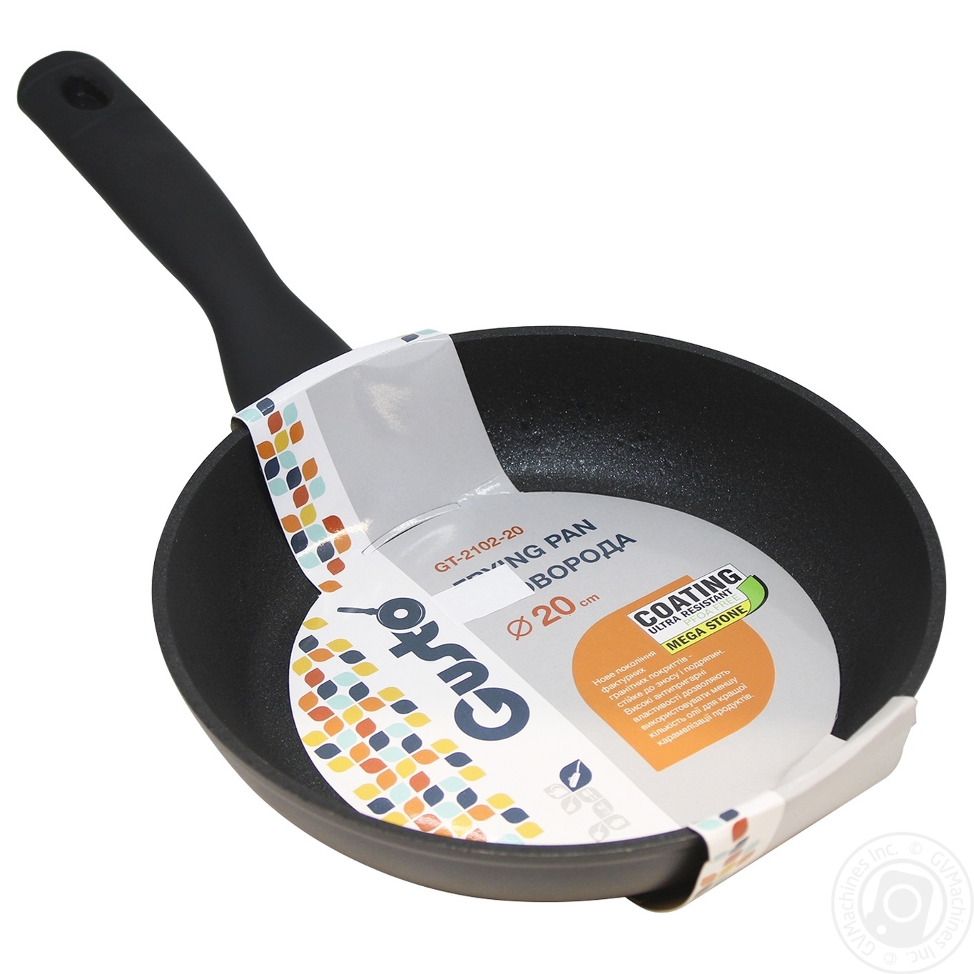 

Сковородка Gusto покрытия Mega-stone 20см