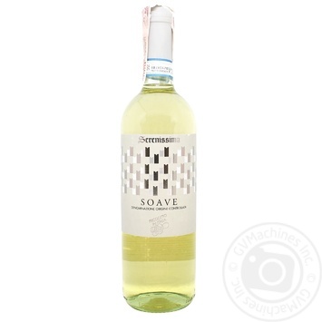 Tombacco Soave Serenissima White Dry Wine 12% 0.75l - buy, prices for MegaMarket - photo 1