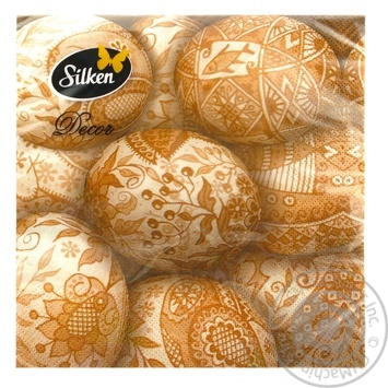 Silken Napkins Paper Three-layer Easter 33х33cm 18pcs. assortment - buy, prices for MegaMarket - photo 4