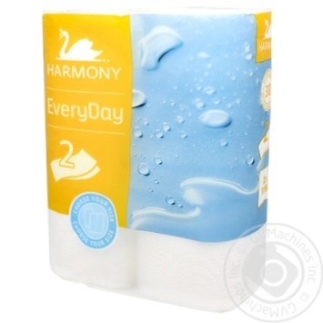 Рушники паперові Harmony Everyday двошарові 2шт - купити, ціни на - фото 1