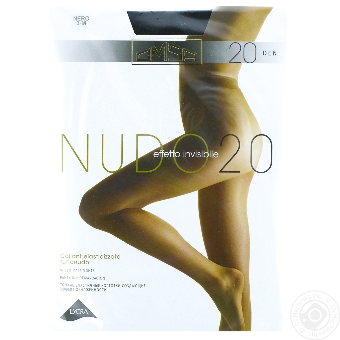 

Колготки женские Omsa Nudo 20 den Nero 3