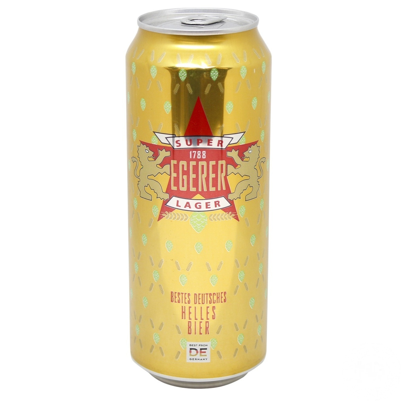 

Пиво Egerer Super Lager светлое фильтрованное 4,9% 0,5л