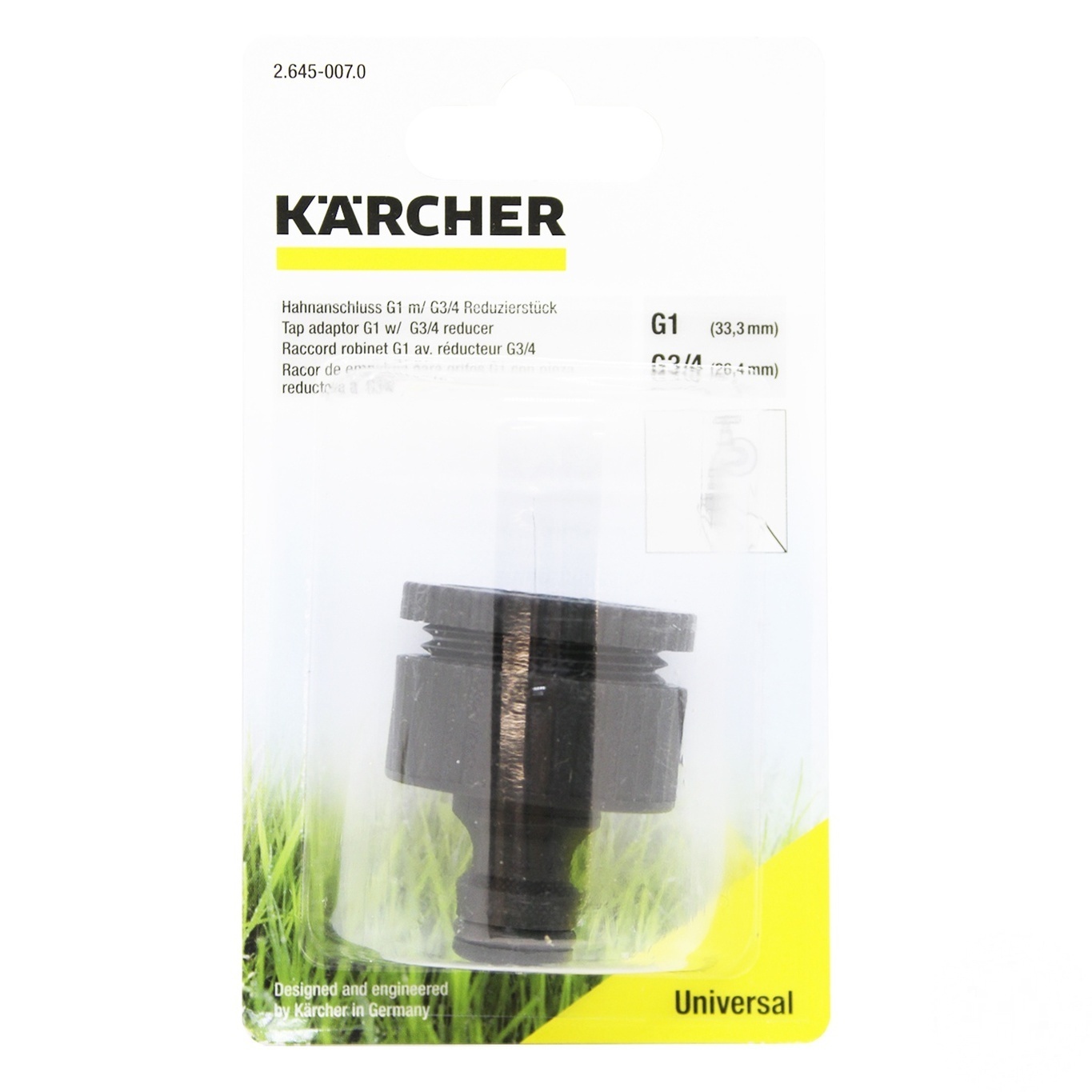 

Штуцер резьбовой G1 Karcher с переходником