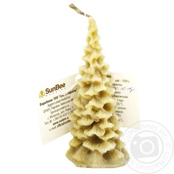 Medodar Christmas Tree Candle - buy, prices for MegaMarket - photo 1