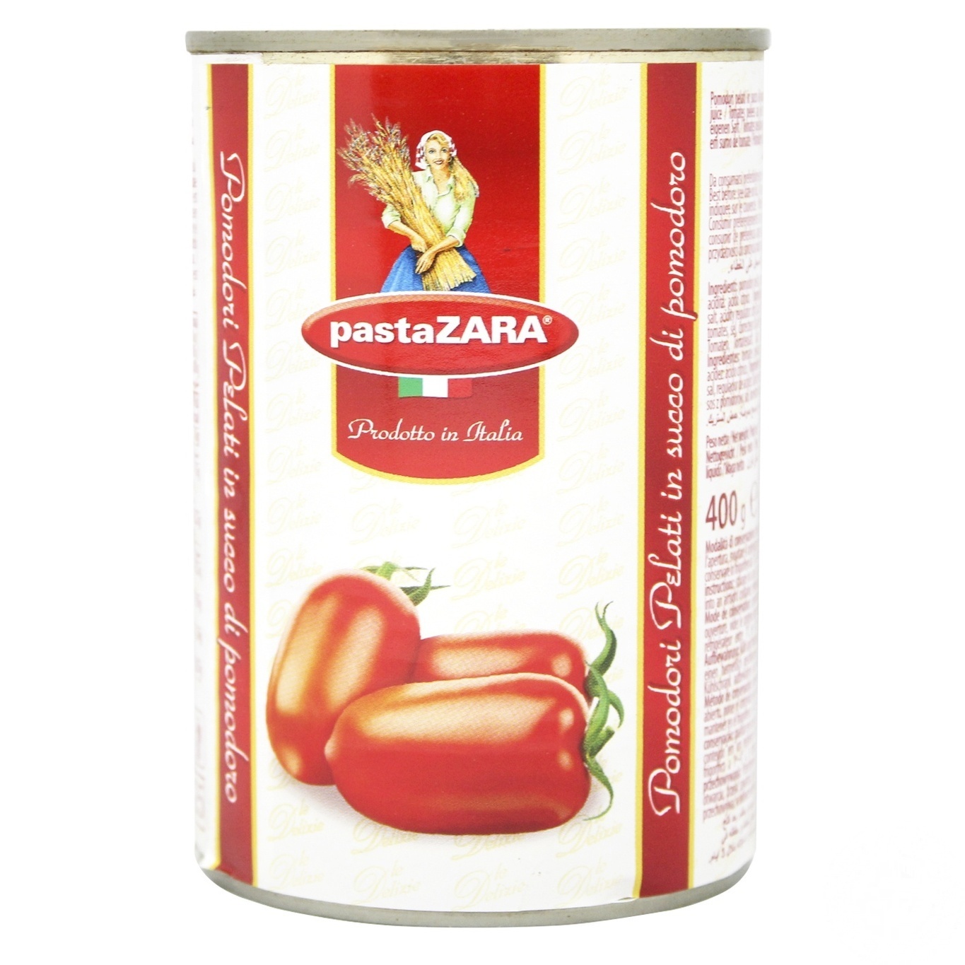 

Томаты Pasta Zara очищенные в собственном соку 400г
