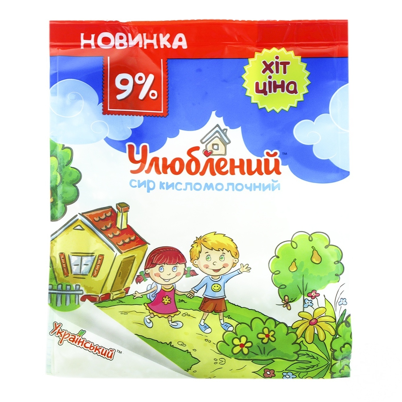 

Сыр кисломолочный Любимый 9% 350г