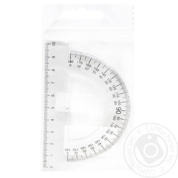 Arkush Plastic Transparent Protractor 180* - buy, prices for EKO Market - photo 1