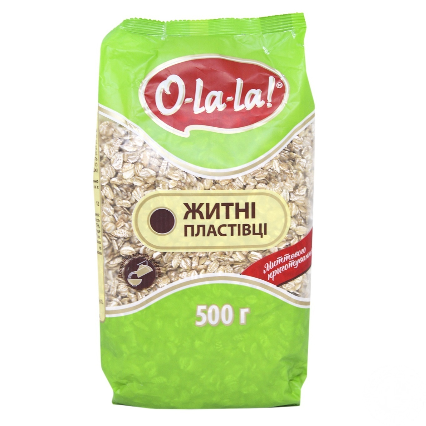 

Хлопья O-La-La ржаные мгновенного приготовления 500г