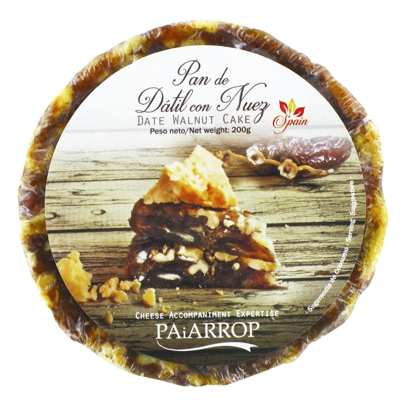 

Пирог фруктово-ореховый Paiarrop финик и орех 200г
