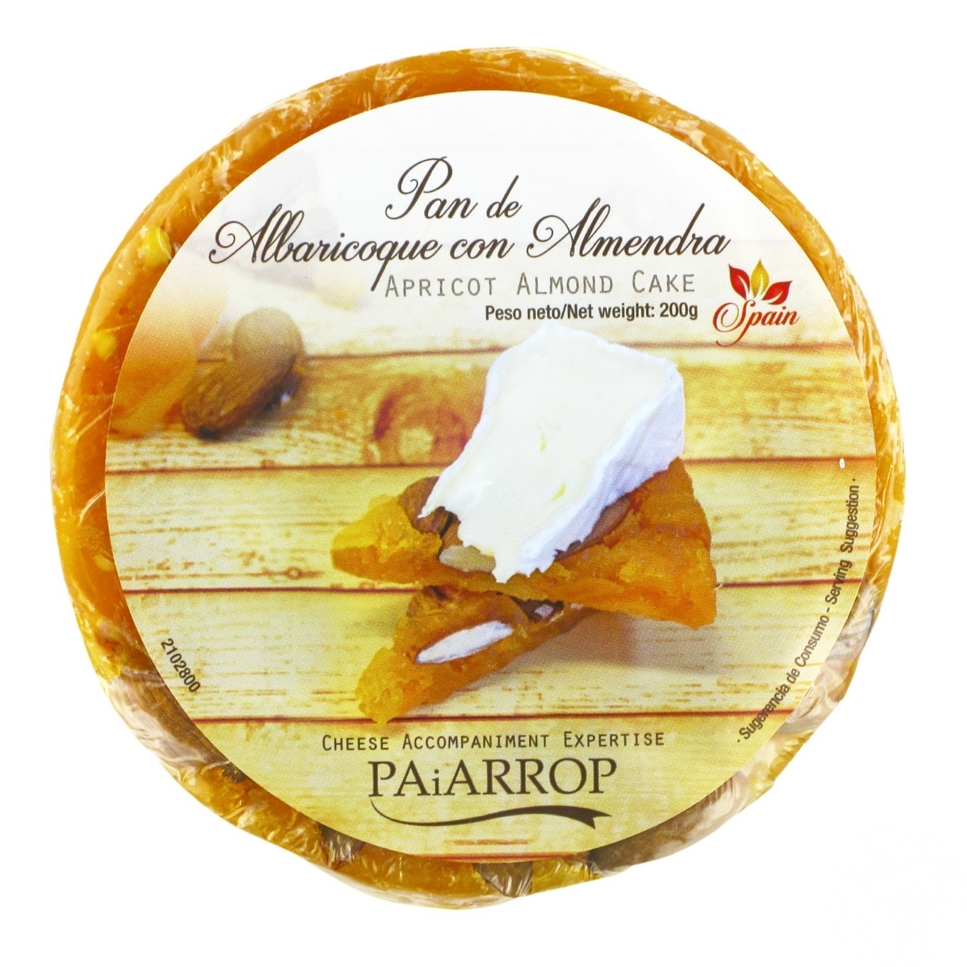 

Пирог фруктово-ореховый Paiarrop курага и миндаль 200г