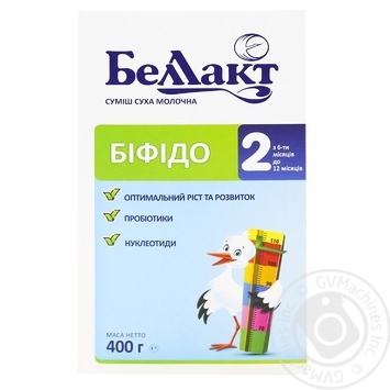 Dry milk formula Bellakt Bifido 2 for 6+ month babies to 1 year 400g - buy, prices for Auchan - photo 1