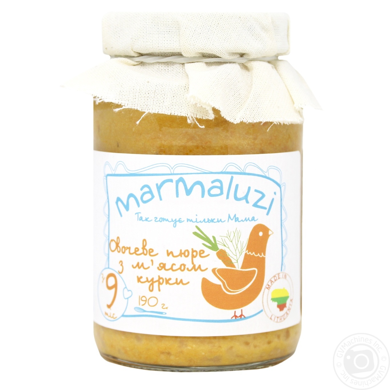 

Пюре Marmaluzi овощное с мясом курицы 190г