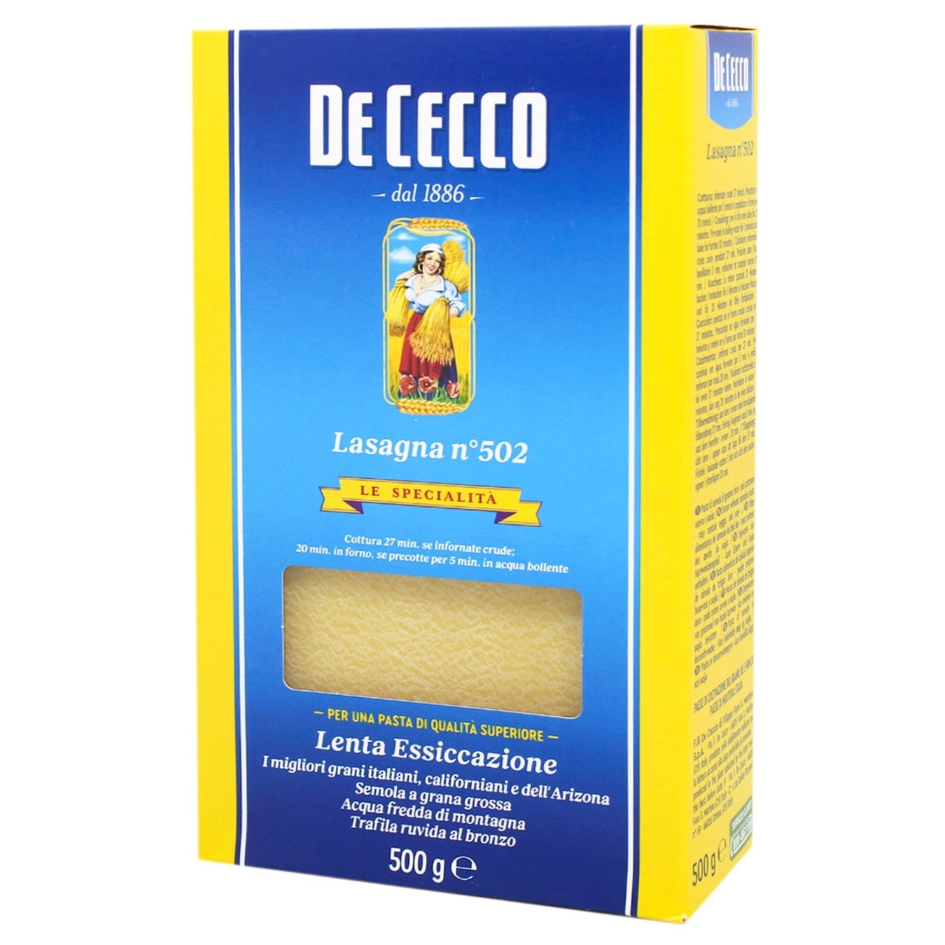 

Макароны De Cecco Лазанья 500г