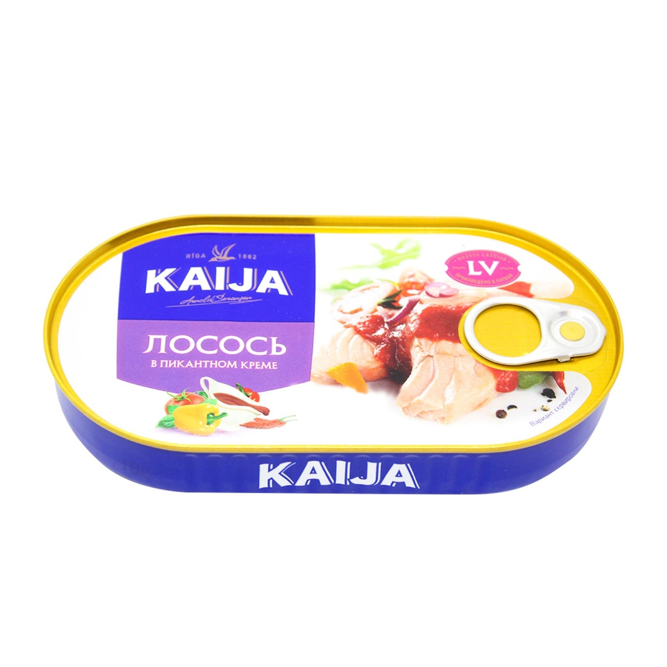 

Лосось Kaija филе в пикантном креме 170г