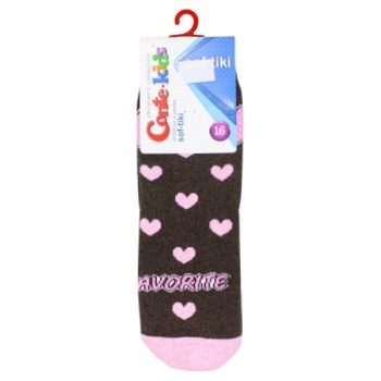 Conte Sof-Tiki Children's Socks s.16 416 chocolate 7C-46SP - buy, prices for MegaMarket - photo 1