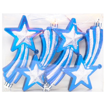 New Year's Decoration Christmas Star 4pcs - buy, prices for - photo 2