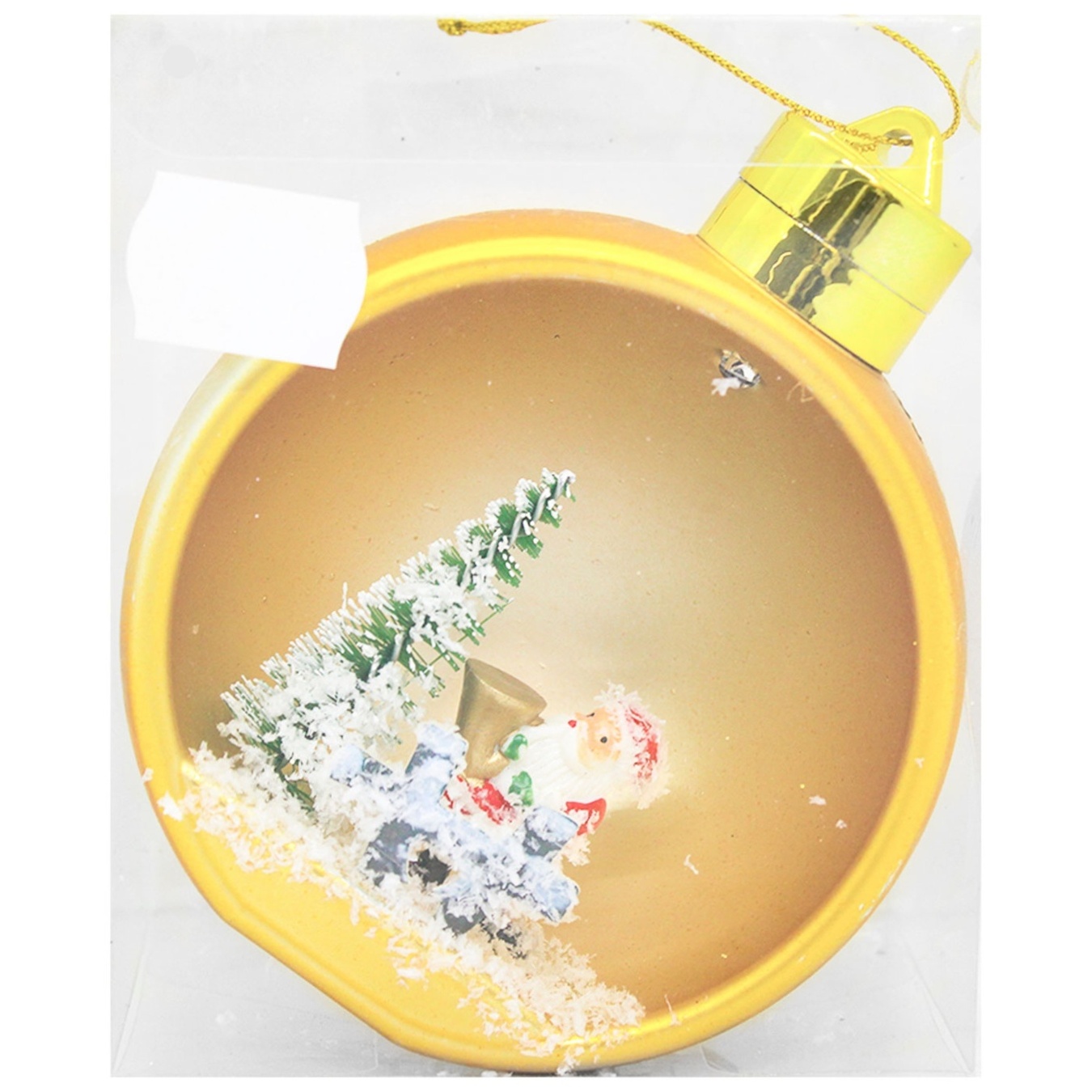 

Украшение Josef Otten Шар с фигуркой LED Gold 12х9,5х6см