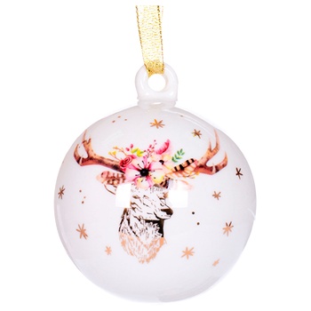 Christmas Deer Christmas Tree Decoration 8.5cm - buy, prices for ULTRAMARKET - photo 2