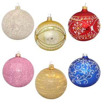 Christmas Decoration Ball 10cm assortment - buy, prices for EKO Market - photo 2