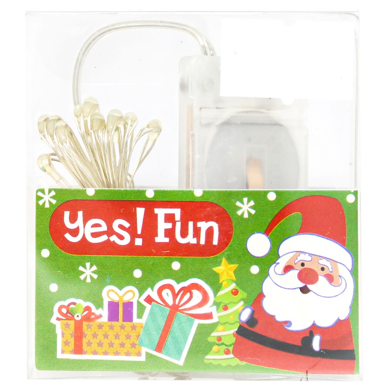 

Электрогирлянда LED Yes!Fun 1,6м 15 ламп голубая