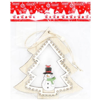 PioneR Christmas Tree Pendant 14x14.5cm - buy, prices for ULTRAMARKET - photo 1