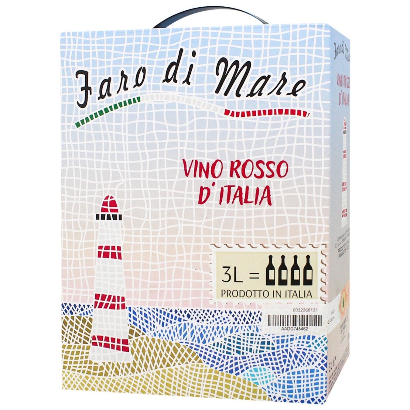 

Вино Faro di Mare Rosso красное сухое 11% 3л
