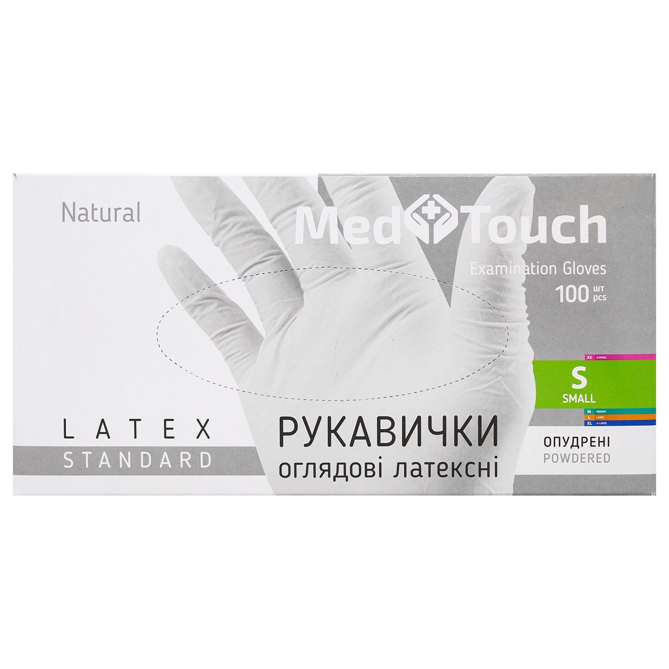 

Перчатки PRO Service MedTouch латексные опудренные S 100шт