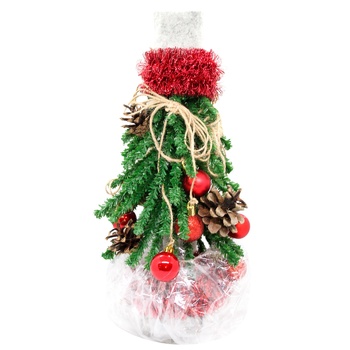 Ялинка штучна Yes! Fun Дід Мороз з прикрасами 38см