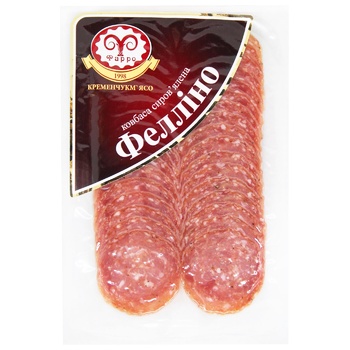 Farro Kremenchukmyaso Felino Sausage Raw Dried Sliced Premium 80g - buy, prices for - photo 1