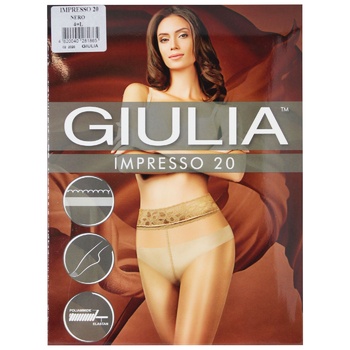 Giulia Impresso Nero Women's Tights 20den 4s - buy, prices for ULTRAMARKET - photo 1