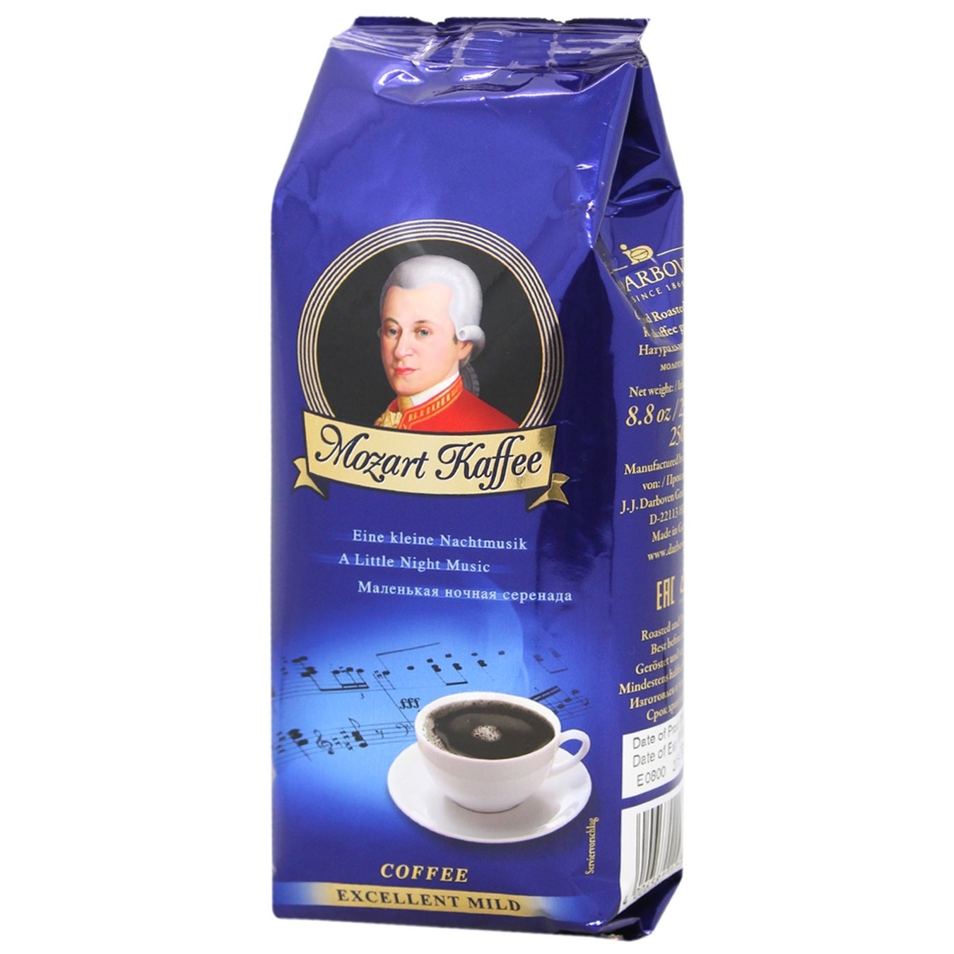 

Кофе Mozart Kaffee молотый 250г