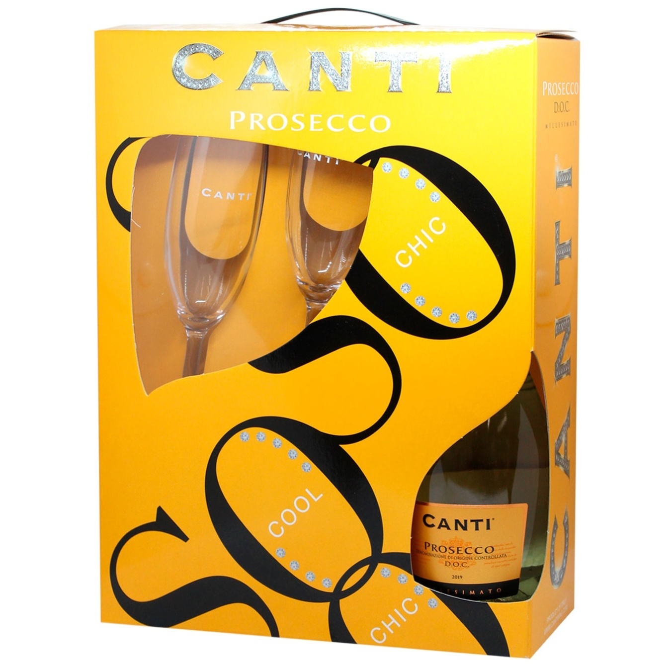 

Вино игристое Canti Prosecco Millesimato белое экстра-сухое 11% 0,75л
