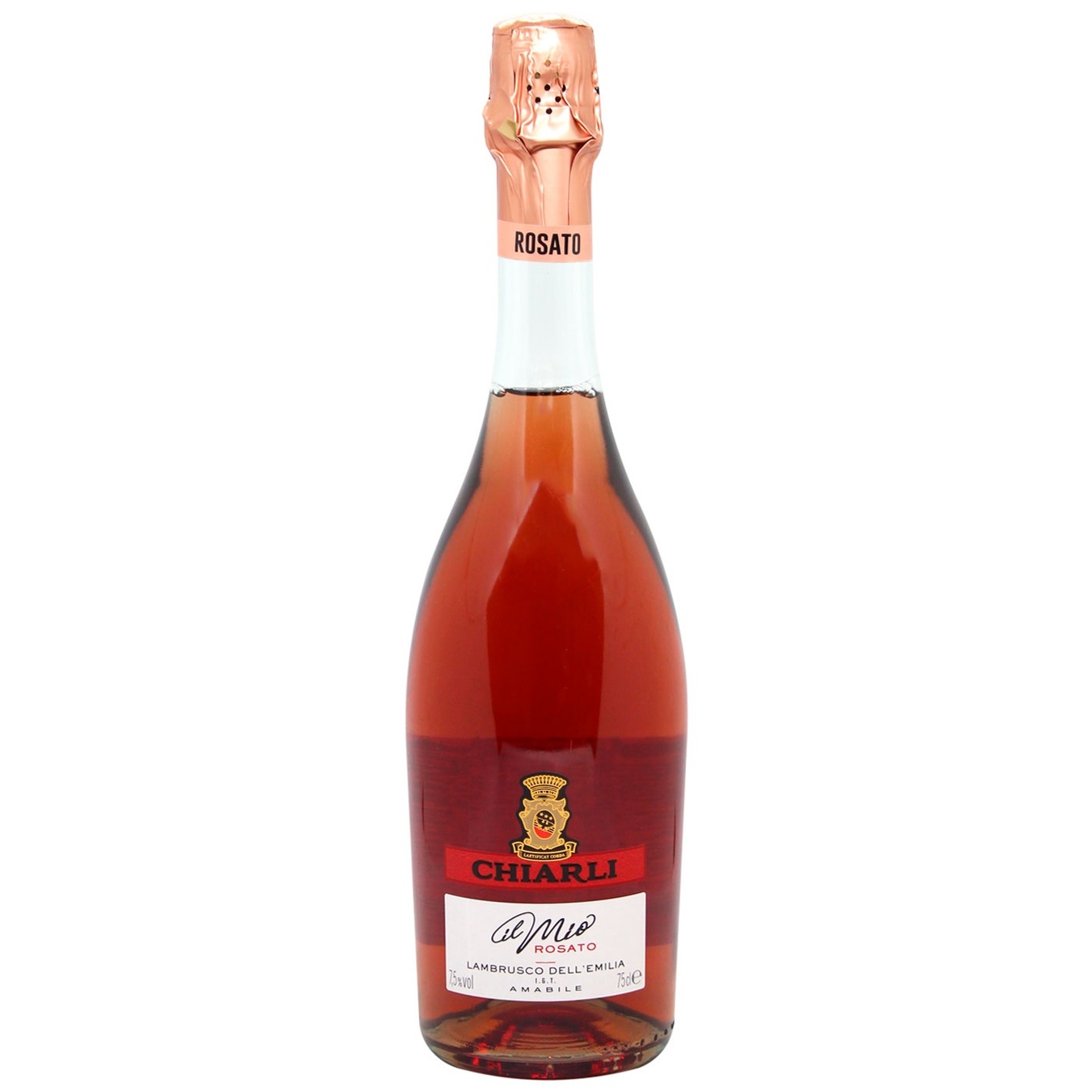 

Вино игристое Chiarli Lambrusco Rosato розовое сладкое 7,5% 0,75л