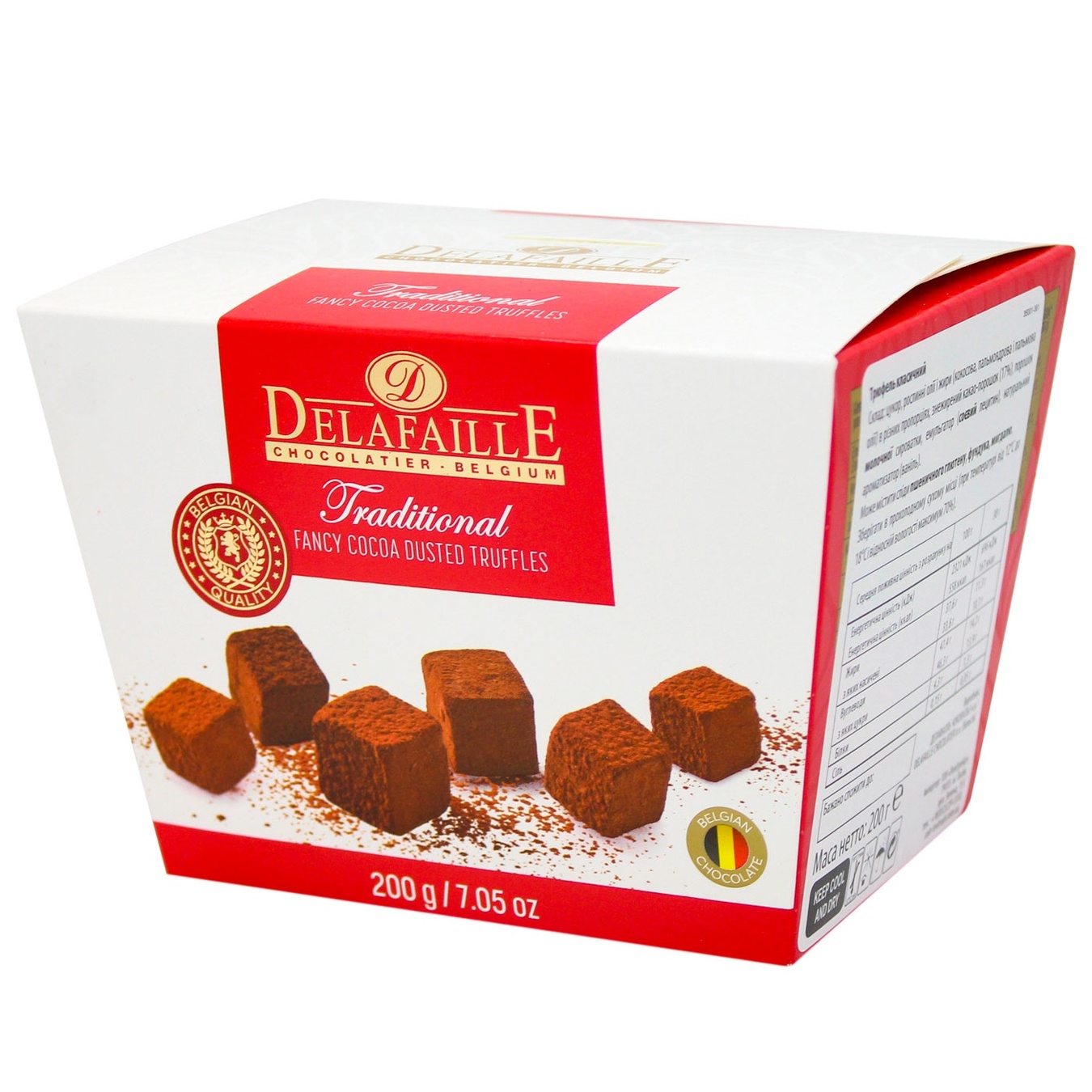 

Конфеты Delafaille Трюфель Traditional 200г