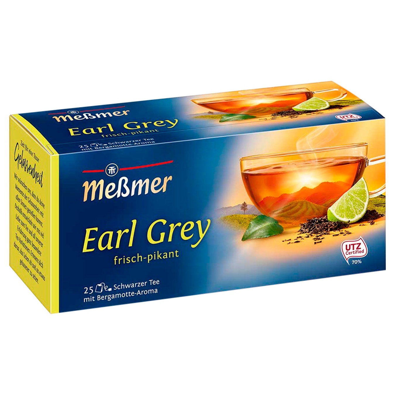 

Чай черный Messmer Earl Grey с ароматом бергамота 1,75г*25шт