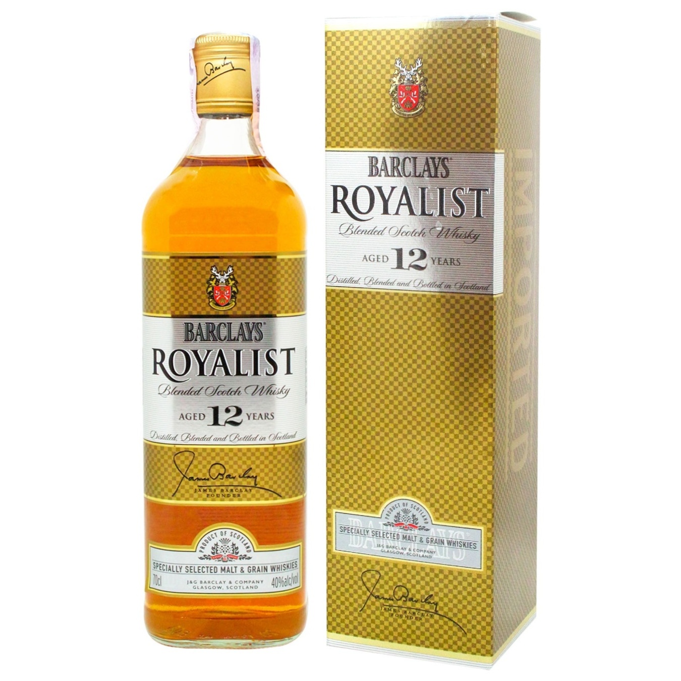 

Виски Barclays Royalist 12yo 40% 0,7л