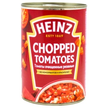 Heinz Cut Tomatoes 400g - buy, prices for MegaMarket - photo 1