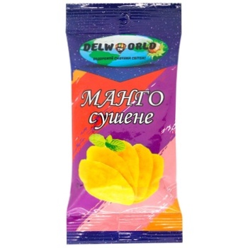 Delworld Dried Mango 70g - buy, prices for - photo 1