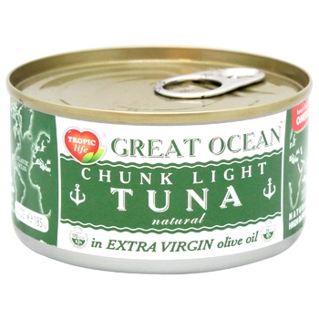 Tropic Life Whole Tuna in Extra Virgin Olive Oil