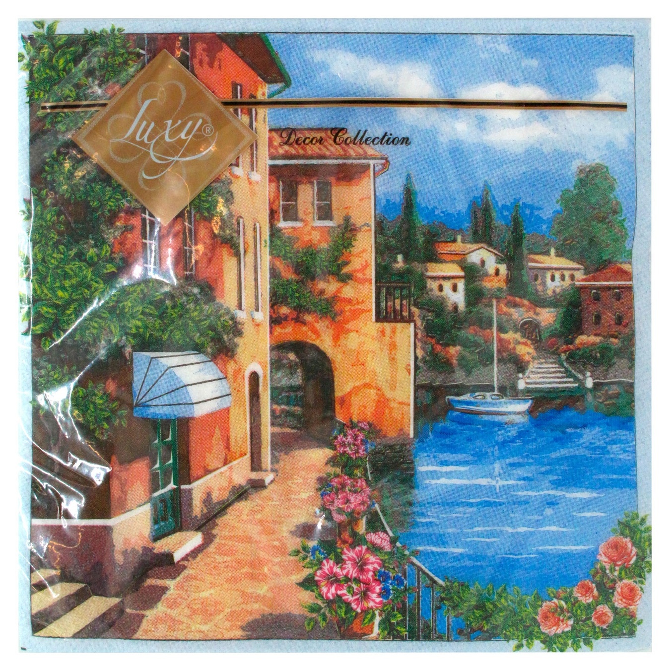 

Салфетки Luxy Город красоты 33x33см 3 слоя 20шт