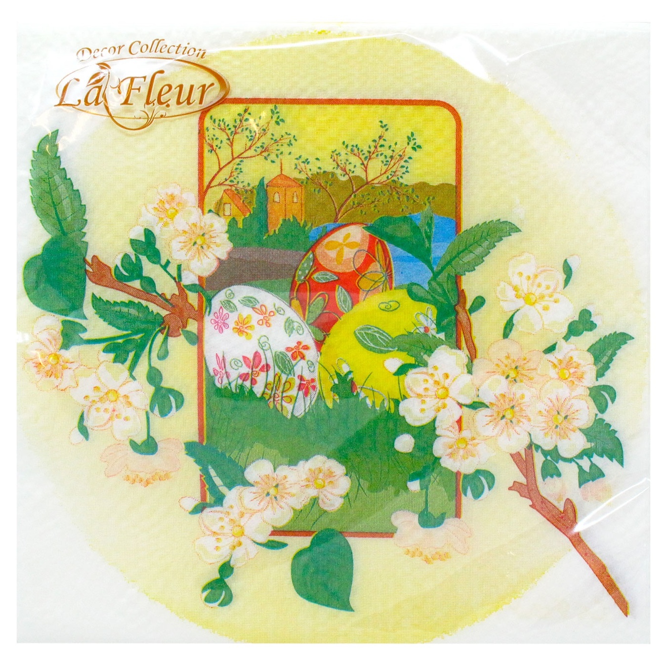 

Серветки La Fleur 33*33см 20шт Art.L251009 х20