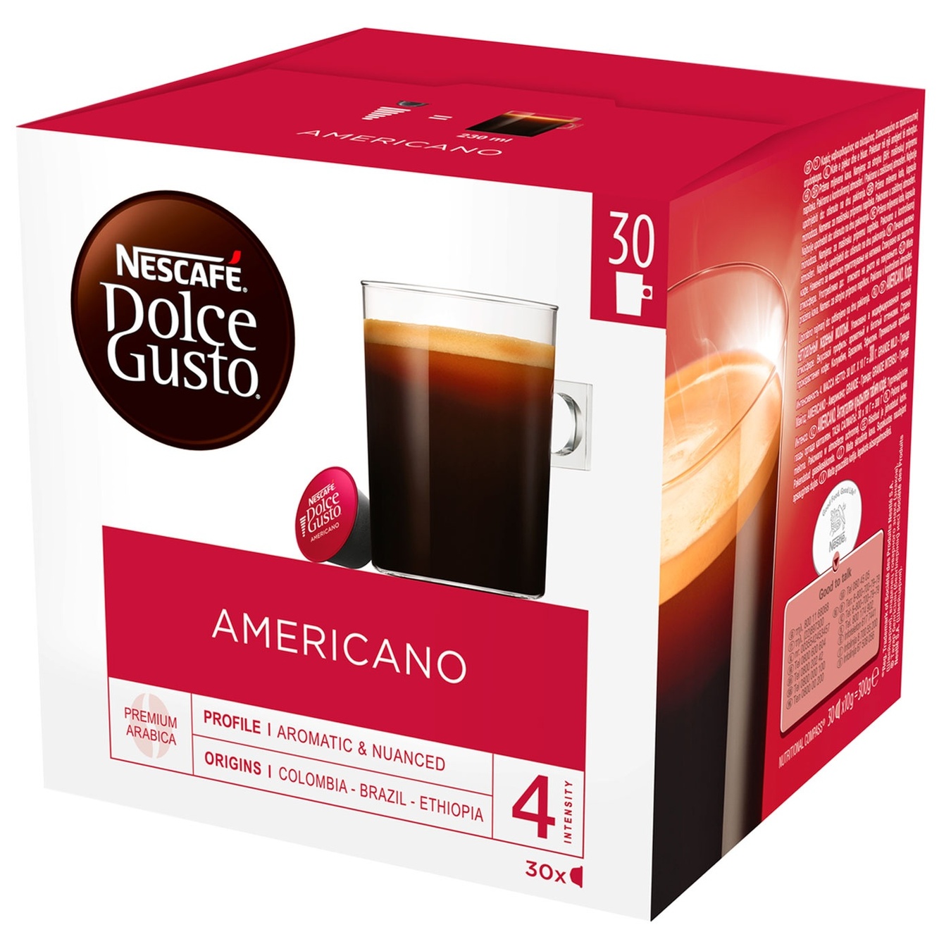 

Кофе NESCAFÉ® Dolce Gusto® Americano в капсулах 16шт 128г