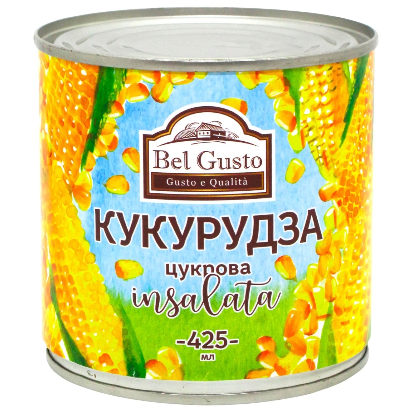

Кукуруза Bel Gusto сахарная консервированная 425мл